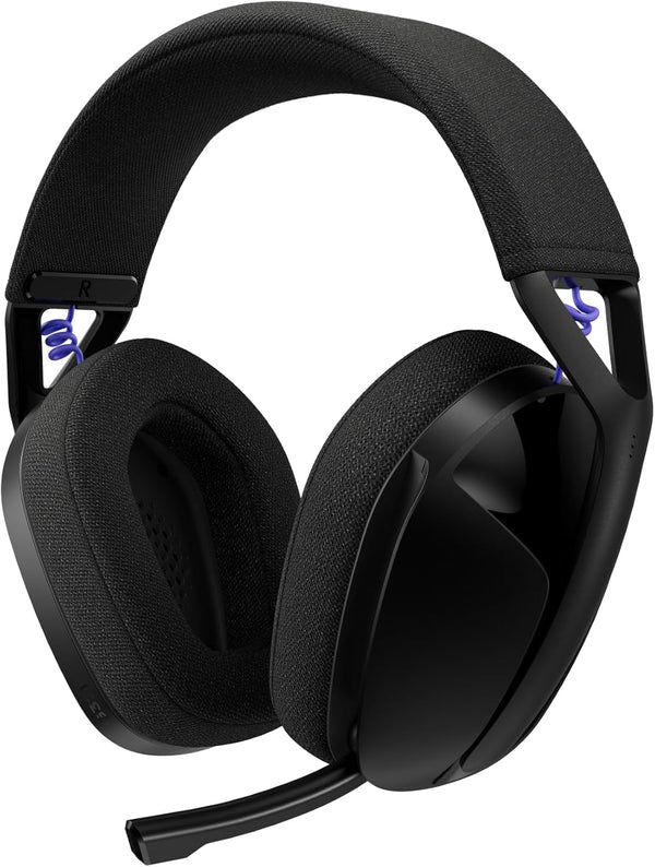 Logitech G321 LIGHTSPEED wireless Bluetooth gaming headset in black with flip-to-mute mic