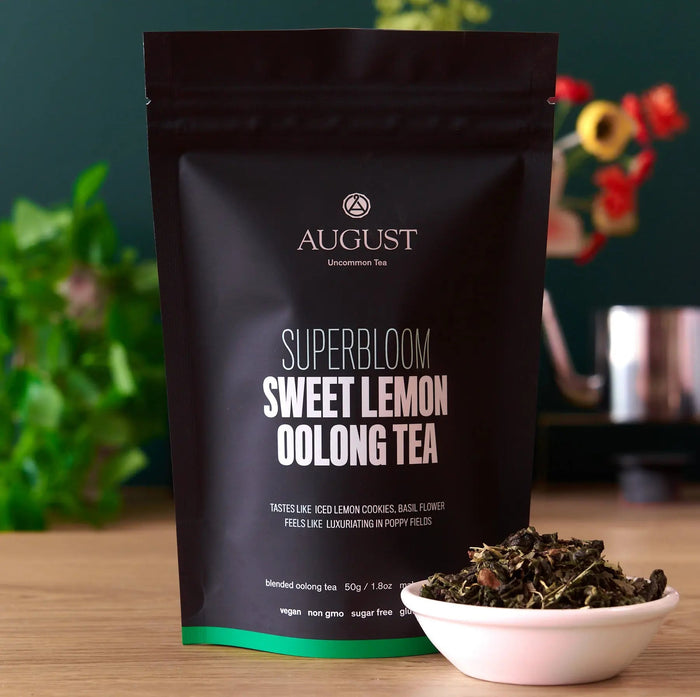 Superbloom sweet lemon oolong loose-leaf tea