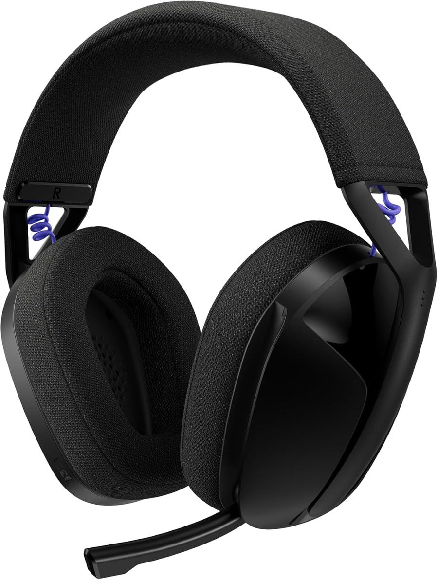 Logitech G321 LIGHTSPEED wireless Bluetooth gaming headset in black with flip-to-mute mic