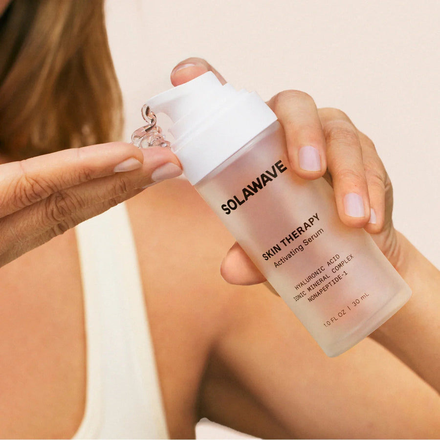 Solawave Skin Therapy Activating Serum gel texture