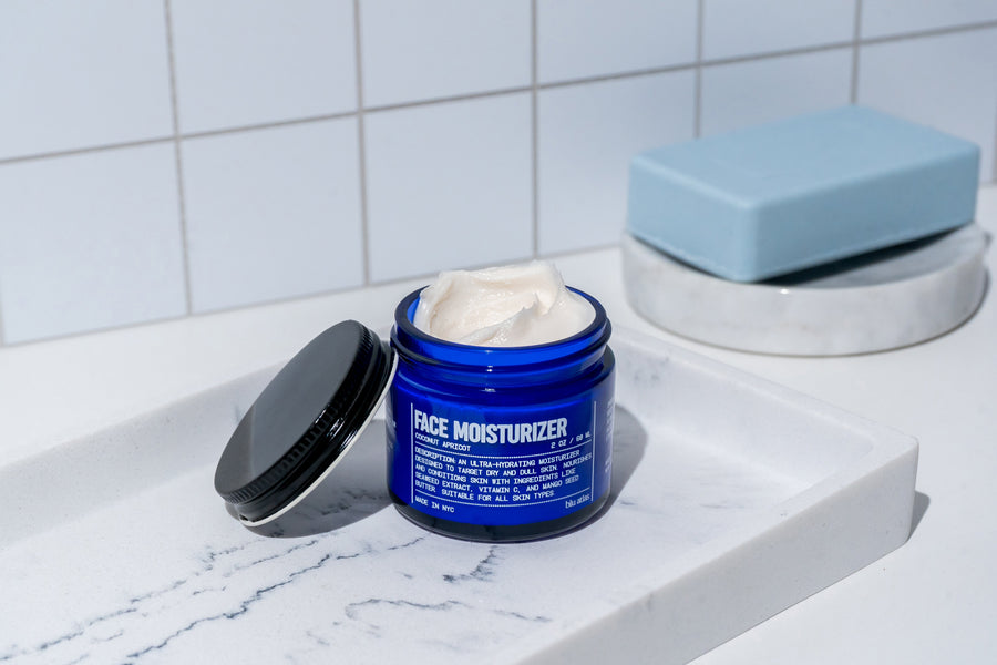 Blu Atlas natural hydrating face moisturizer jar