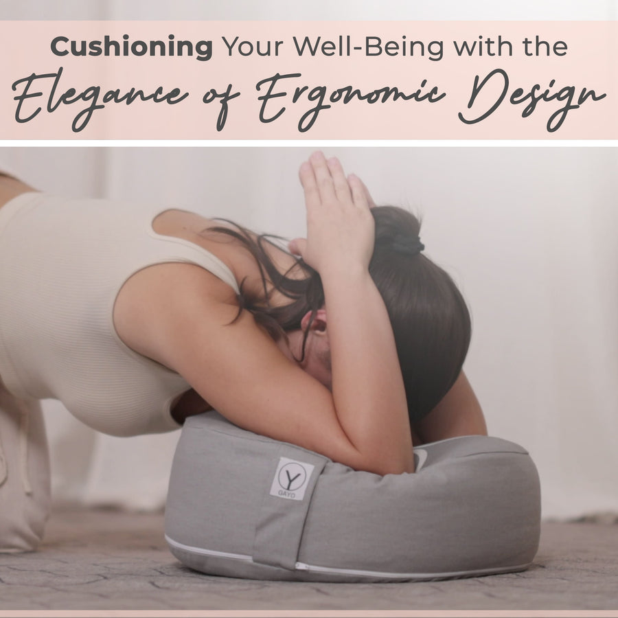 Buckwheat yoga and meditation cushion