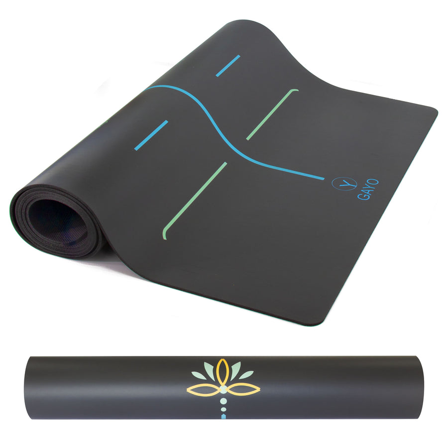 Eco Balance 5mm non-slip natural rubber yoga mat