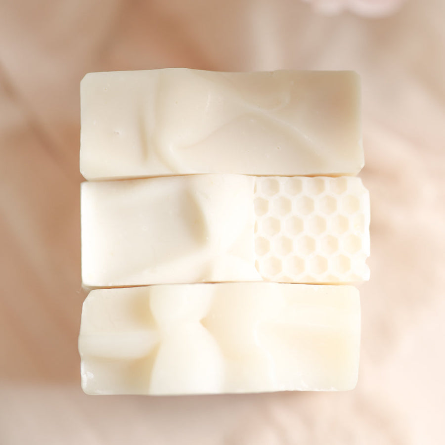 Fragrance Free Handmade Tallow + Goat Milk Soap Bar Trio