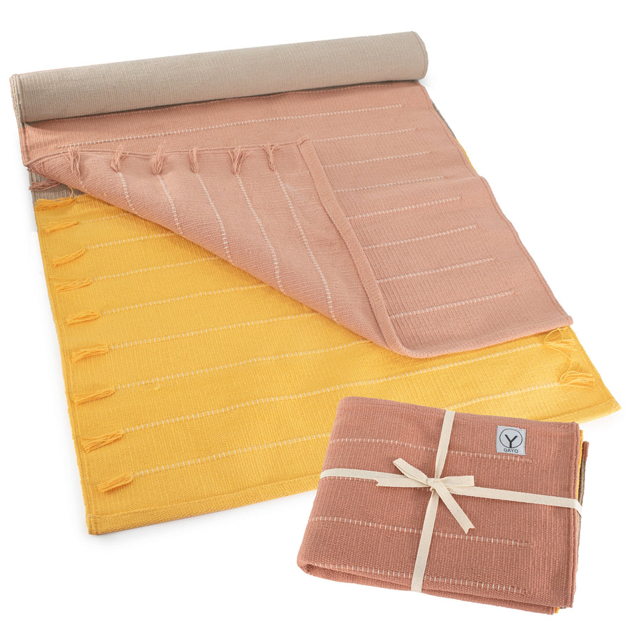 Organic cotton yoga mat main product view
