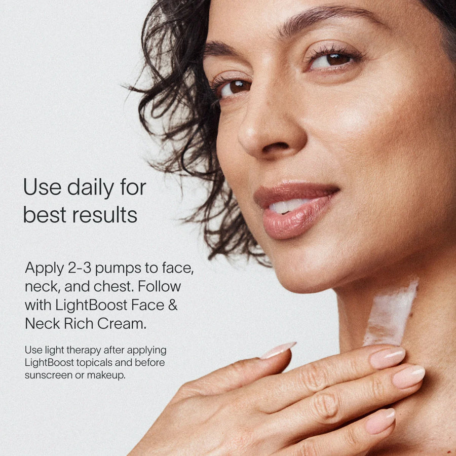 Solawave face and neck serum how to use