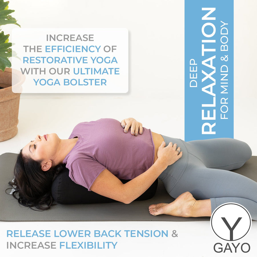 Organic cotton meditation bolster