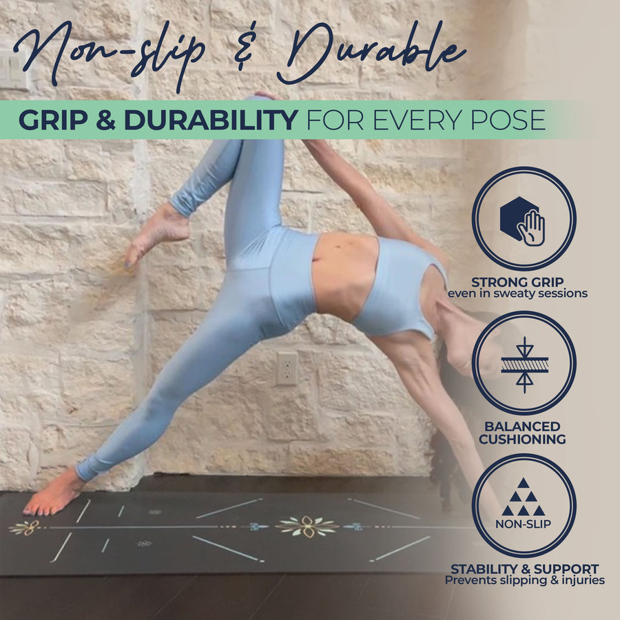 Durable non-slip Eco Balance yoga mat