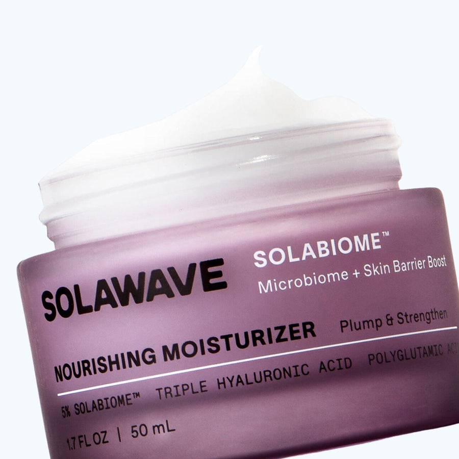 Solawave Solabiome nourishing moisturizer with synbiotic complex