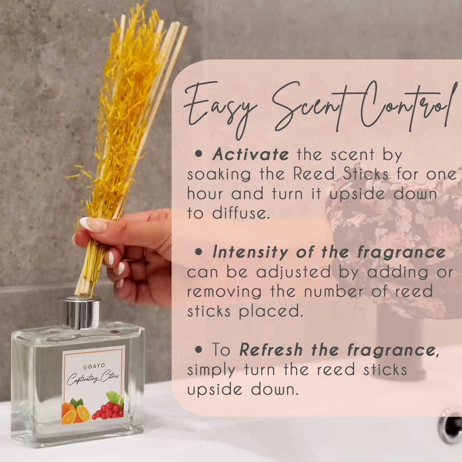 Spring Blossom reed diffuser for living spaces