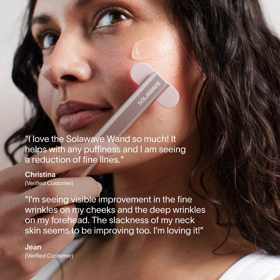 Solawave skincare wand and serum kit contents