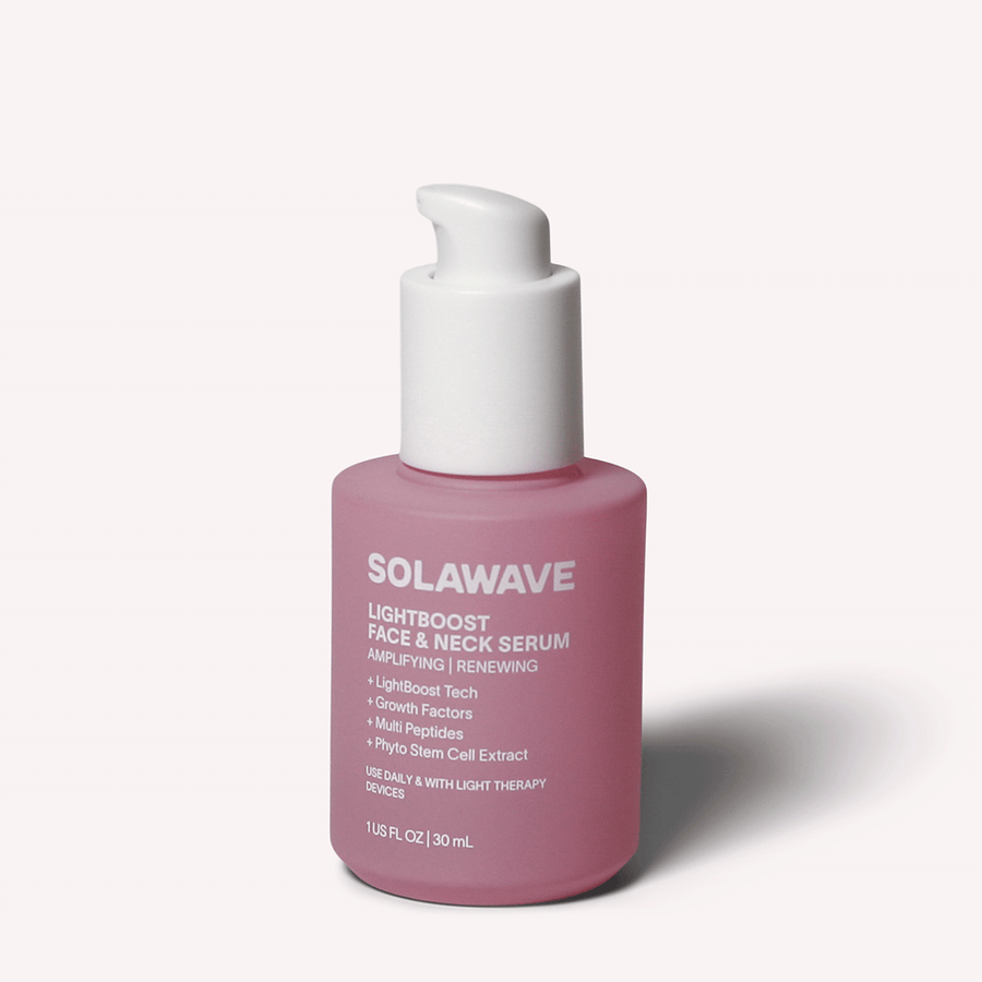 Solawave LightBoost face and neck serum texture