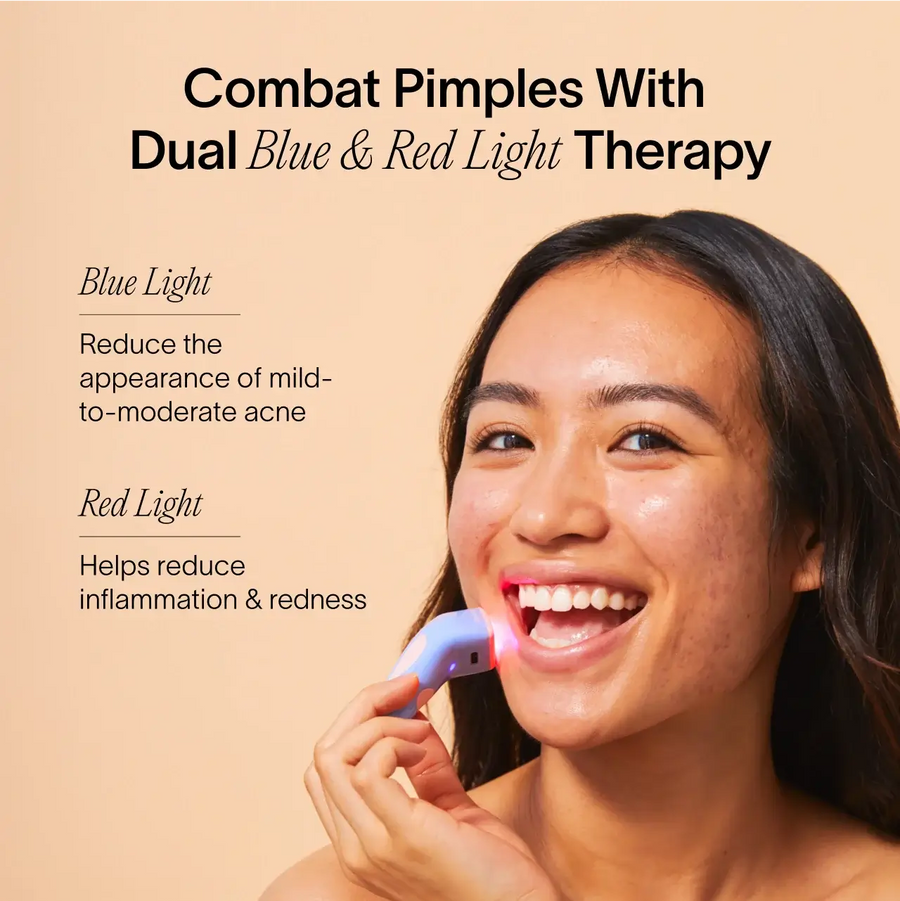 Solawave Bye Acne device light therapy technology